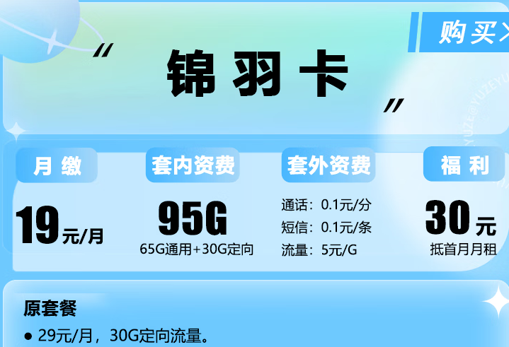 電信錦羽卡、云龍卡、天都卡套餐優惠資費詳情介紹-好用的電信流量卡推薦