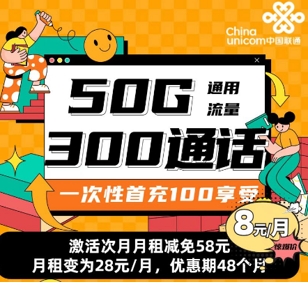 流量卡是月租越高流量越多嗎？聯通咔卡、尚楓卡、王卡|最低8元、超值套餐