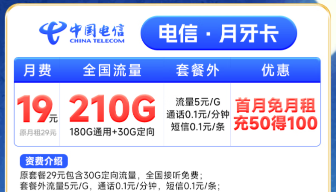 大流量卡申請入口|為什么流量卡會有地域限制？電信月牙卡